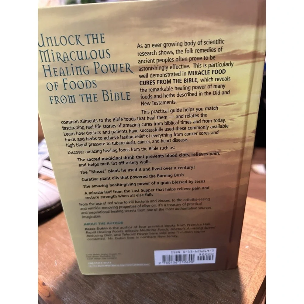 miracle  Food Cures From The‎ Bible Book By Reese Dubin
